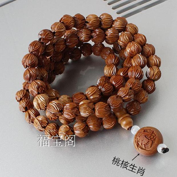 开光桃木精雕108粒莲花佛珠手链手镯 辟邪助运招财保平安健康荷花在类目 家居饰品, 雕刻工艺, 木雕中 - 来自Buy2taobao.com提供专业的淘宝代购服务