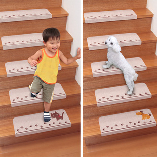 日本进口室内楼梯垫踏步垫防滑垫家用地毯免胶自粘脚垫欧式地垫子