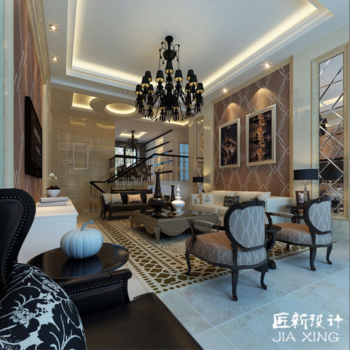 Elite design Interior design modern European home Dining room bedroom Study TV wall Design sketchin the Decoration/Construction/Supervision , Design , Complete design category - from Buy2taobao.com to provide professional Taobao agent buy service