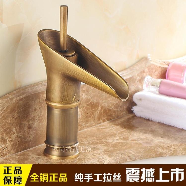 全铜仿古欧式水龙头全铜面盆复古龙头双把单孔面盆冷热水龙头310在类目 家装主材, 卫浴用品, 卫浴龙头, 面盆龙头中 - 来自Buy2taobao.com提供专业的淘宝代购服务