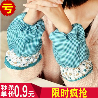 可爱卡通男女宝宝儿童袖套 秋冬女士新款时尚韩版长款防污短套袖