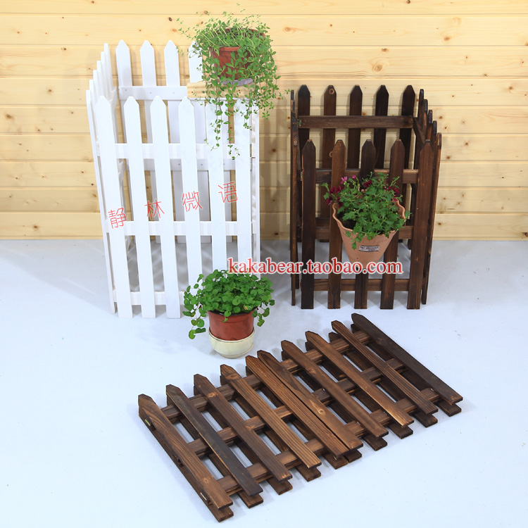 outdoors Garden fence Countryside Carbonize Wood preservative fence fold Pets partition white Garden decorationin the Flower delivery/Flowers simulation/Plants gardening , Gardening supplies , Large fence/Fences category - from Buy2taobao.com to provide professional Taobao agent buy service