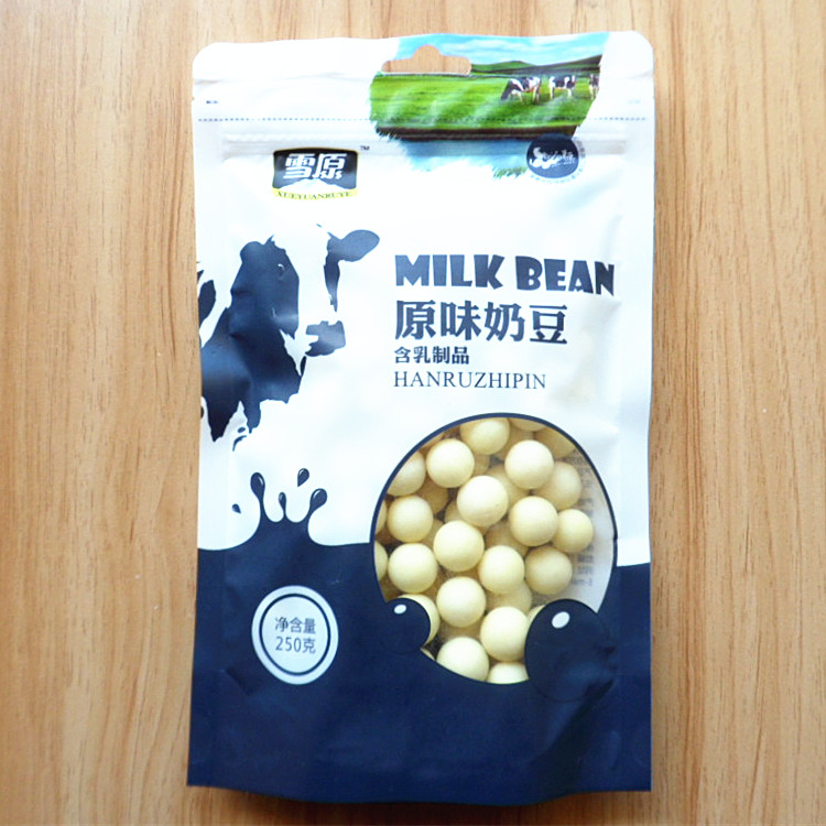 Inner Mongolia specialty Snowfields Original flavor Milk and beans 250g Snacks Cheesein the Snacks/Nuts/Specialty , Cheese/Dairy/, Inner Mongolia cheese category - from Buy2taobao.com to provide professional Taobao agent buy service