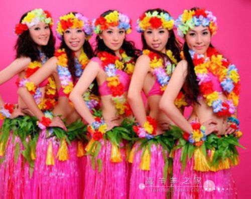 夏威夷草裙花环系列 表演走秀 草裙舞裙80CM套装 12件套|msdalam kategori sukan/Yoga/kecergasan/bekalan peminat, Dance/Aerobik/Gymnastics, Hula, Hula Set - dari Buy2taobao.com untuk memberikan perkhidmatan ejen Taobao profesional membeli