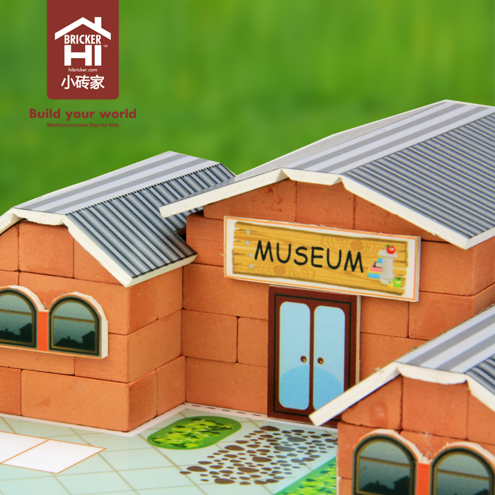 正品小砖家美国建筑儿童手工益智DIY玩具邮局博物馆拆墙砌房子在类目 玩具/童车/益智/积木/模型, 静态模型, 建筑/DIY小屋/其他拼装模型中 - 来自Buy2taobao.com提供专业的淘宝代购服务