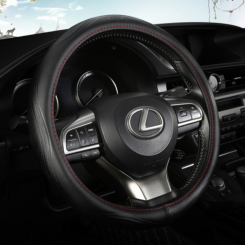 2019 Lexus UX260h ES300h ES200 ES260 Steering wheel cover automobile genuine leather handle gripin the Car/Articles/Fitting/Refit , Car Accessories/The jewelry , Steering wheel cover category - from Buy2taobao.com to provide professional Taobao agent buy service