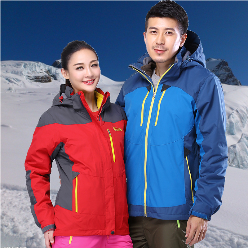 outdoors Autumn and winter men and women Pizex Fleece Two piece set Plush keep warm waterproof Windbreak ventilation Mountaineering suit coatin the Outdoor/Mountaineer/Camping/Travel Goods , Outdoor clothing , Emergency underwear , Jackets category - from Buy2taobao.com to provide professional Taobao agent buy service