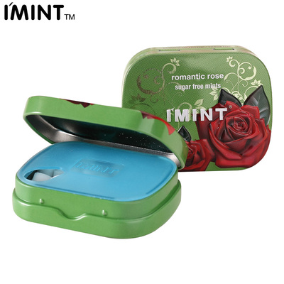 标题优化:IMINT薄荷糖便携铁盒清凉强劲润喉糖糖蜜柚VC无糖薄荷糖盒装18g
