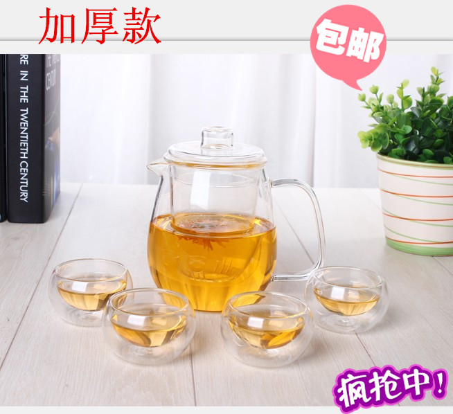 包郵耐熱玻璃企鵝壺套裝 大企鵝壺壓嘴玻璃壺 帶過濾內膽泡花茶壺在類目 餐飲具, 茶具, 茶壺中 - 來自Buy2taobao.com提供專業的淘寶代購服務