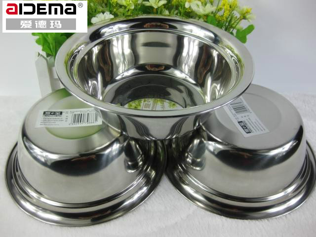 Treasure Stainless steel Platinum Use thickening Deepen Broadside Basin Soup pots Kitchen Basin 20cm-40cmin the Tableware , Tableware , Basin category - from Buy2taobao.com to provide professional Taobao agent buy service