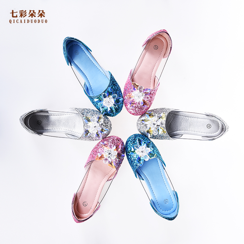 七彩朵朵.水晶鞋儿童礼服公主裙鞋子礼服裙鞋公主鞋皮鞋学生凉鞋|ruв категории детская обувь/детская обувь/между родителями и детьми обувь, туфли - от Buy2taobao.com для оказания профессиональной услуги покупки агента Taobao