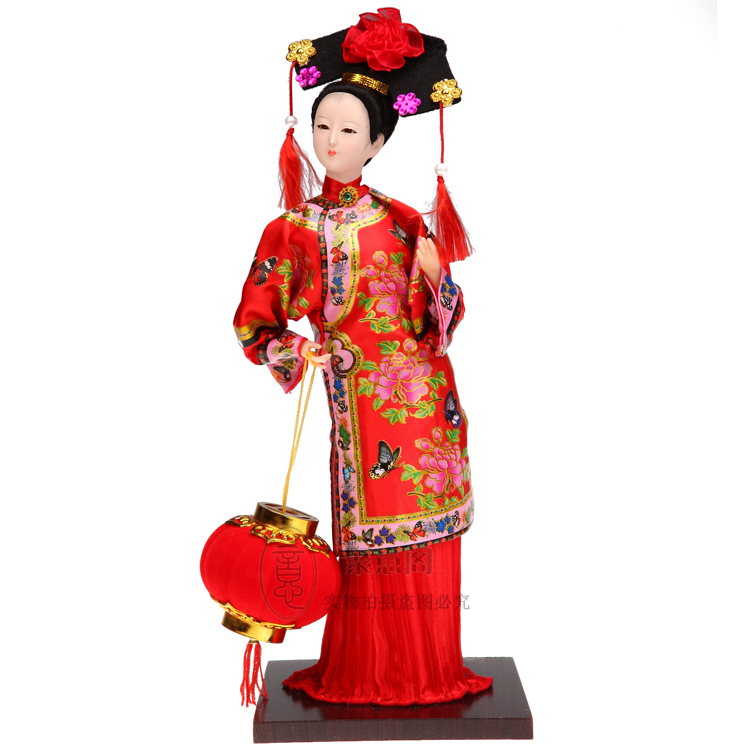 唐人坊正品中国人偶娃娃绢人仕女人物摆件清宫格格 家居装饰品|ruв категории Ручная работа, области народных ремесел, шелковая фигура - от Buy2taobao.com для оказания профессиональной услуги покупки агента Taobao