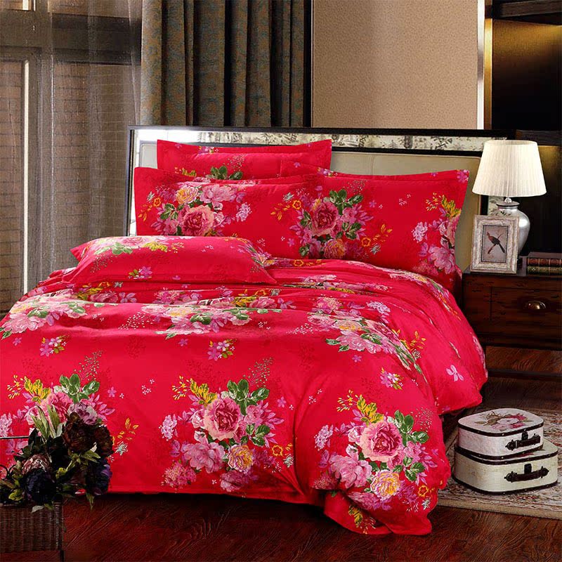 【2015新款】米兰家纺网上商城加厚全棉磨毛