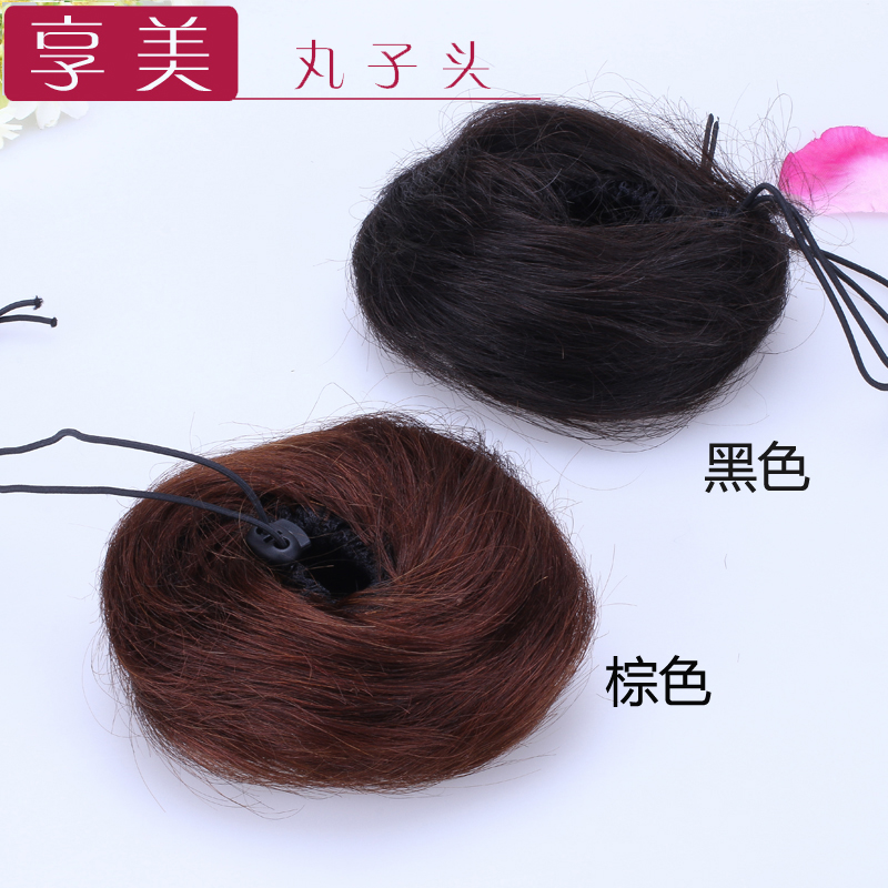 Korean True hair Ball Wig Drawstring Button True hair Flaxen Hair Taoist nun Wig True hair Straight hair Budin the Hair Care/Wig , Wig , Employer/Ball category - from Buy2taobao.com to provide professional Taobao agent buy service
