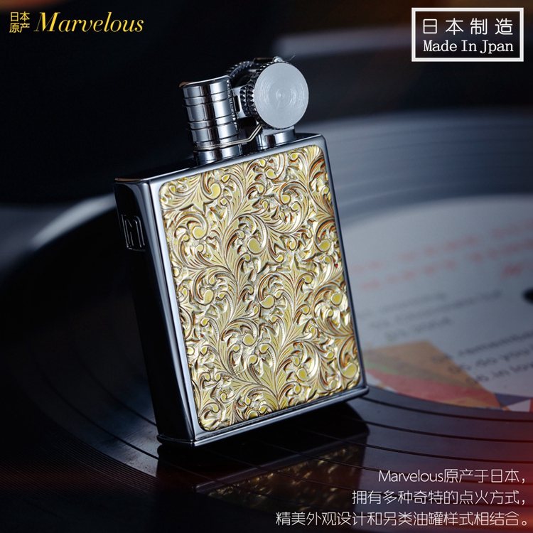 日本原装进口Marvelous玛乐思复古纯铜砂轮煤油超薄打火机B077在类目 ZIPPO/瑞士军刀/眼镜, 品牌打火机及配件, 其它, 煤油打火机中 - 来自Buy2taobao.com提供专业的淘宝代购服务