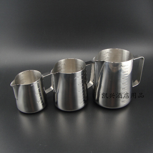 不鏽鋼帶刻度量杯350ml尖嘴拉花杯拉花缸打奶泡杯咖啡奶茶器具在類目 餐飲具, 咖啡器具, 配套器具中 - 來自Buy2taobao.com提供專業的淘寶代購服務