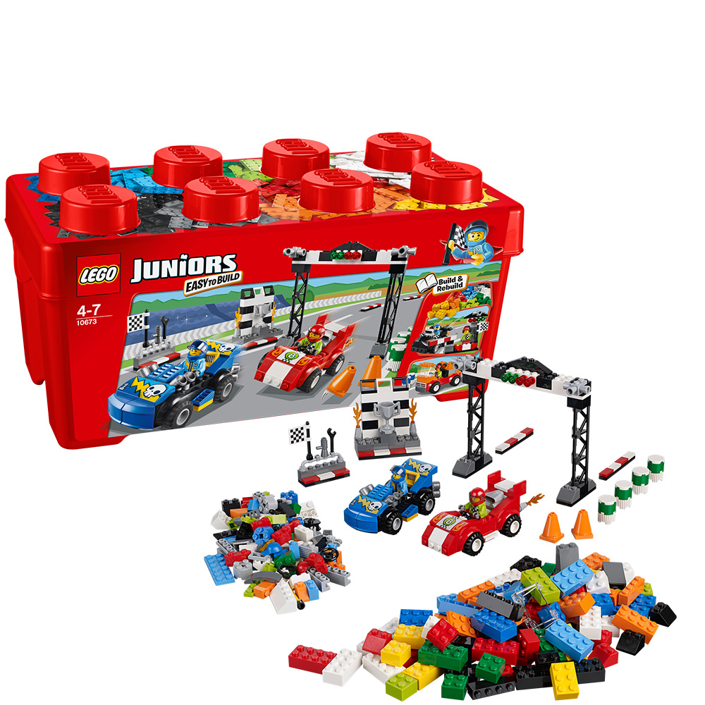 乐高小拼砌师10673赛车拉力赛LEGO Juniors 积木玩具