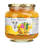 全南蜂蜜柠檬柚子茶1kg韩国进口泡水喝的东西水果茶果酱茶冲饮品