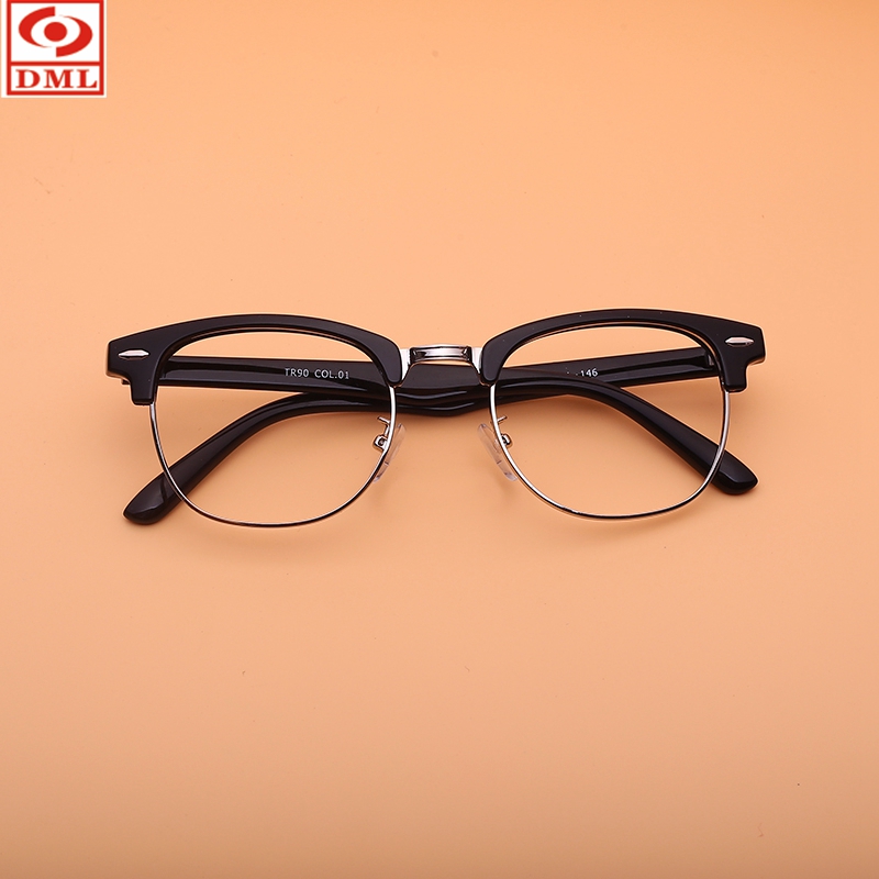 韩国复古板材近视眼镜框 镜架金属圆框 眼睛框