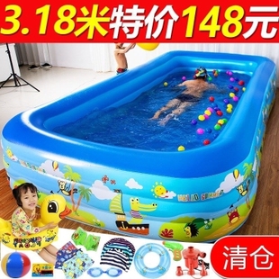 游泳池家用儿童大人充气宝宝小孩子，婴儿加厚超大家庭戏水池洗澡桶