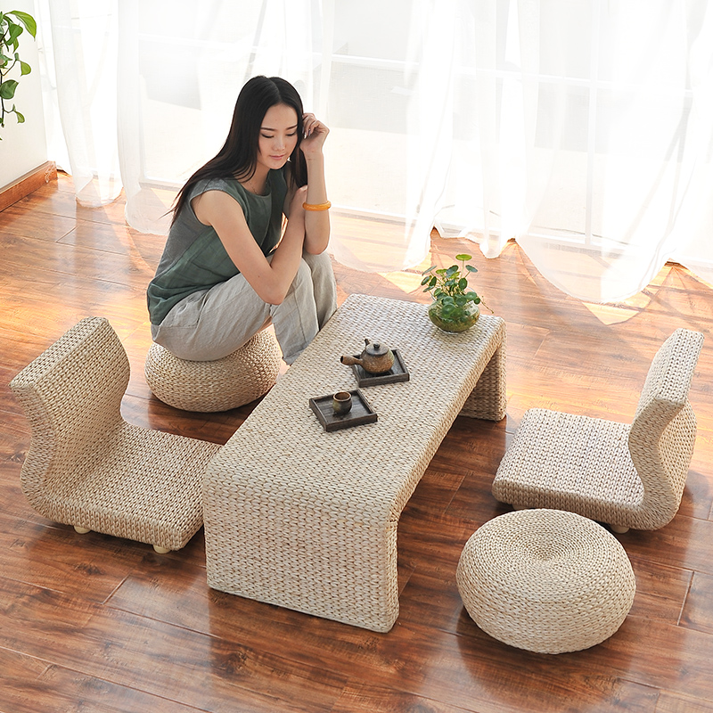 tea table Simplicity Straw balcony Tea tables and chairs combination Tatami Table simple and easy balcony Kungfu Online tea table a living room tea tablein the Residential furniture , Categories , Tea table category - from Buy2taobao.com to provide professional Taobao agent buy service