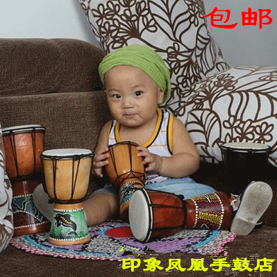 Africa tambourine Phoenix city Tambourine Indonesian drum 4 inch African drum Home Furnishing decoration Can wholesalein the Musical Instruments/Guitar/Piano/Fitting , Western musical instruments , Western percussion , Djembe category - from Buy2taobao.com to provide professional Taobao agent buy service