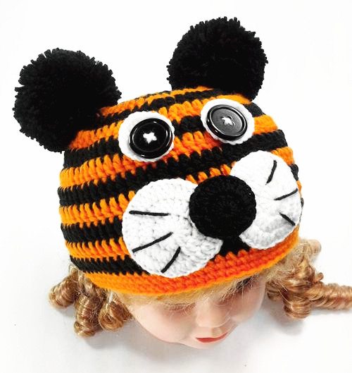 Pure handwork weave Cartoon modelling Baby hat baby Wool cap men and women Tigers capin the Children/Baby/Family fitted , Hat/Muffler/Masks/Gloves/Earmuffs/Booties , Hat category - from Buy2taobao.com to provide professional Taobao agent buy service