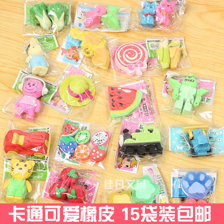 卡通橡皮擦圣诞奖励创意文具可爱动物儿童卡通礼物学习小学生奖品|ruв категории электронный словарь/электрический бумажных книг/канцелярские принадлежности, повседневной школьных принадлежностей, ластик - от Buy2taobao.com для оказания профессиональной услуги покупки агента Taobao