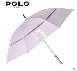 polo女士高尔夫雨伞双层防风伞 遮阳伞 防紫外线 晴雨伞
