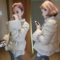 上下架计划:2014冬季新款女装韩国代购棉服女短款羽绒服修身兔毛保暖棉衣外套