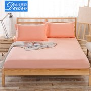 纯色床笠单件纯棉，床单全棉床套1.2米1.5m1.8床罩席梦思床垫保护套