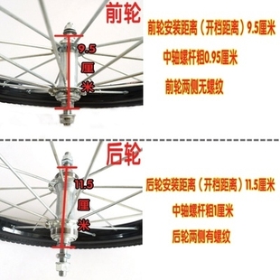 自行车轮毂d12寸14寸16寸18寸20寸车圈铝合金儿童自行车钢圈单车