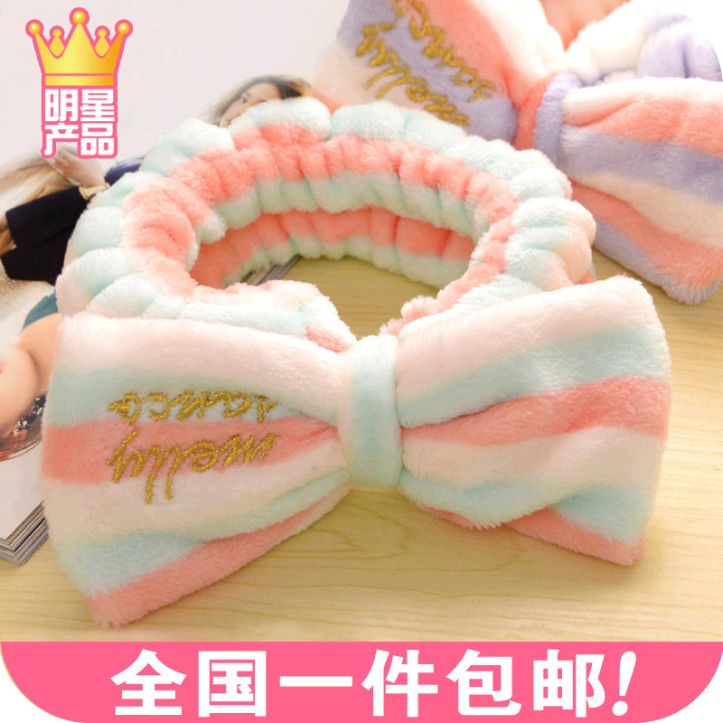 big bow headband for makeup