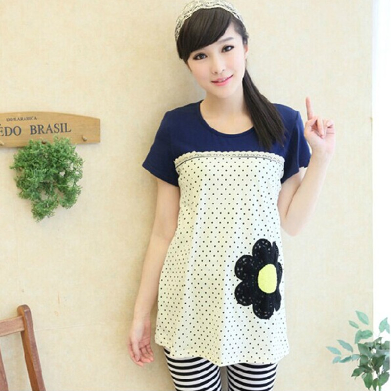 2019 pregnant woman jacket new pattern Spring and summer pregnant woman Short sleeved Easy lovely Korean Edition pregnant woman Summer wearin the Maternity/Maternal supplies/Nutrition , Maternity , T-shirt category - from Buy2taobao.com to provide professional Taobao agent buy service