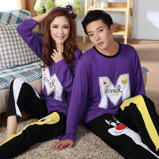 <em>爱宝树</em>双面长袖纯棉情侣3813男52XL.XXL女4