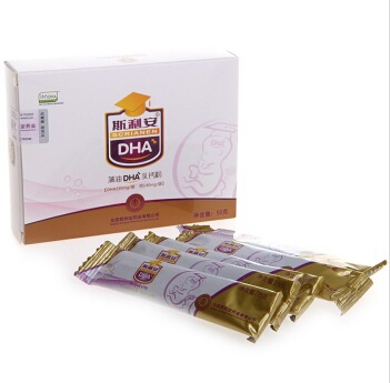 标题优化:促销包邮斯利安藻油DHA乳钙粉60袋孕妇/婴幼儿核桃油dha