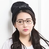 超轻眼镜韩版塑钢钨钛全框眼镜架 细框 男女简约清 可配近视
