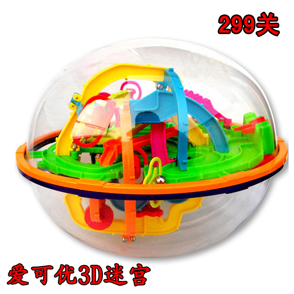 爱可优迷宫球魔幻球幻智球299关3D立体益智力球玩具轨道闯关游戏在类目 玩具/童车/益智/积木/模型, 解锁/迷宫/魔方/智力玩具, 迷宫类中 - 来自Buy2taobao.com提供专业的淘宝代购服务