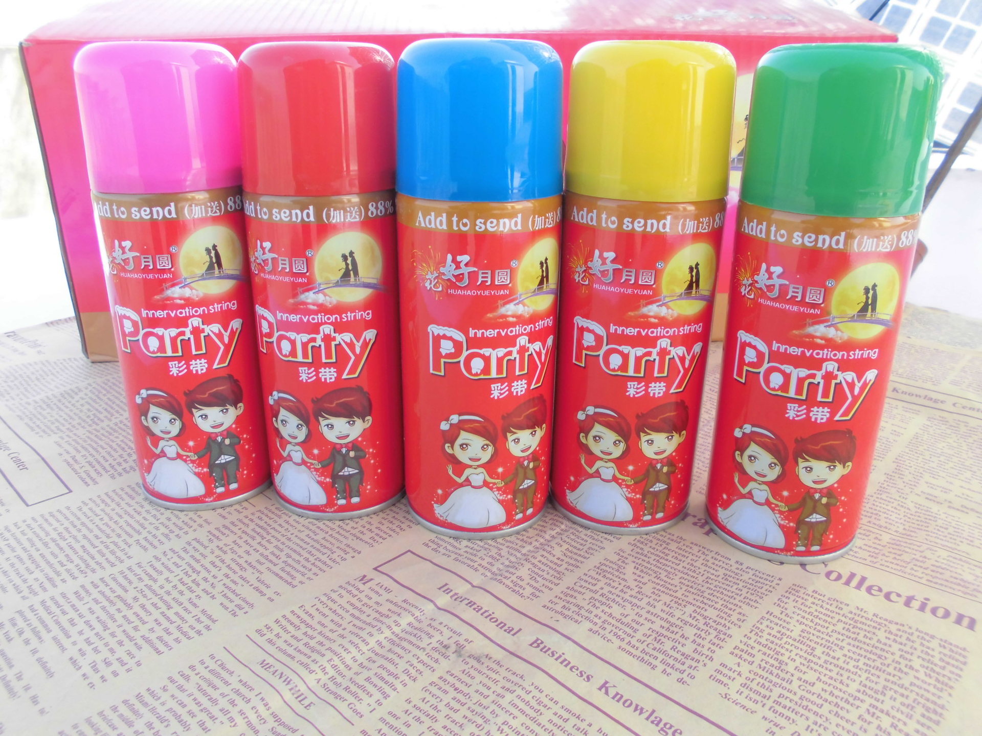 new year Spring Festival Festivals birthday party Coloured ribbon Inkjet Snow Color bar marry romantic Party Atmospherein the Festive supplies/Gift , Spray painted/Spray snow category - from Buy2taobao.com to provide professional Taobao agent buy service