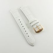 Geya格雅牌手表带G06805L白色女款真皮表带原厂表带6805