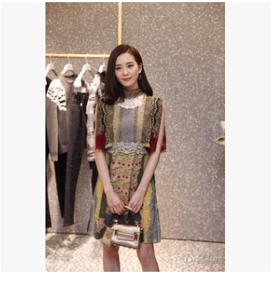 欧美2016春夏新款大牌走秀刘诗诗明星同款V家