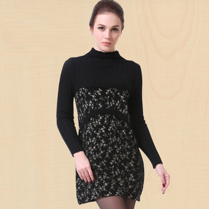 2015 Autumn and winter new pattern Cashmere sweater T-shirts Socket printing Sweater Self cultivation Mid length version Base coat sweaterin the Women's clothing/Boutique , Sweaters category - from Buy2taobao.com to provide professional Taobao agent buy service