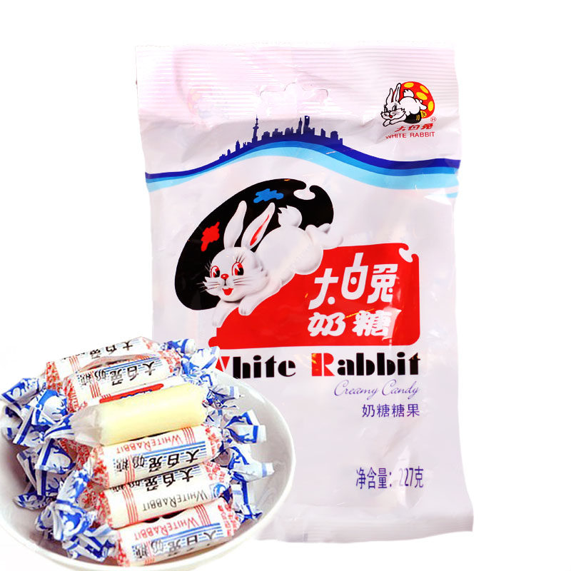 【天猫超市】大白兔 原味奶糖227g/包 童年零食奶香浓郁 奶味纯正