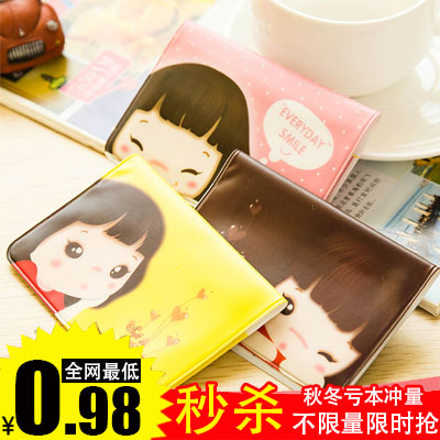 日韩创意可爱卡通妞子卡包 信用公交银行卡12卡位卡包卡套|ruв категории получать отделка, семьи, хранения приборов, сумка, карты пакет/пакет документов - от Buy2taobao.com для оказания профессиональной услуги покупки агента Taobao