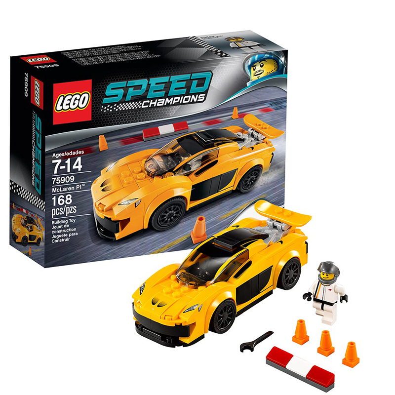 乐高超级赛车75909 迈凯轮P1 LEGO SPEED CHAMPIONS积木玩具趣味