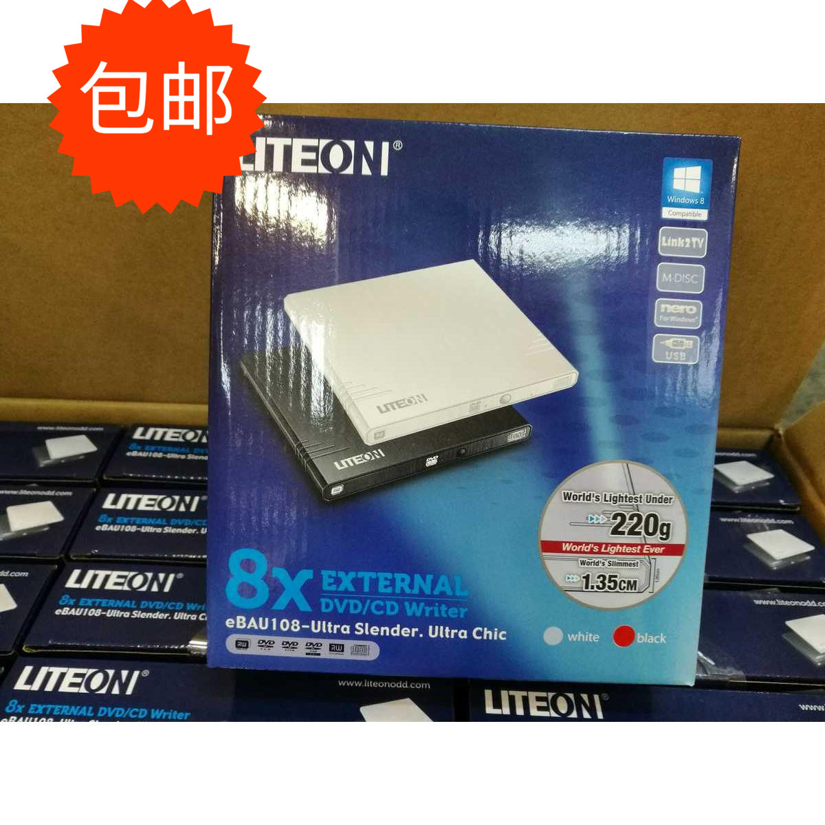 New products Promotion Lite DVD External Burner move CD-ROM ebau108 Black Spot usb CD-ROMin the Computer Hardware/Monitor/Computer Peripherals , Computer Peripherals , CD-ROM/Burn/DVD category - from Buy2taobao.com to provide professional Taobao agent buy service