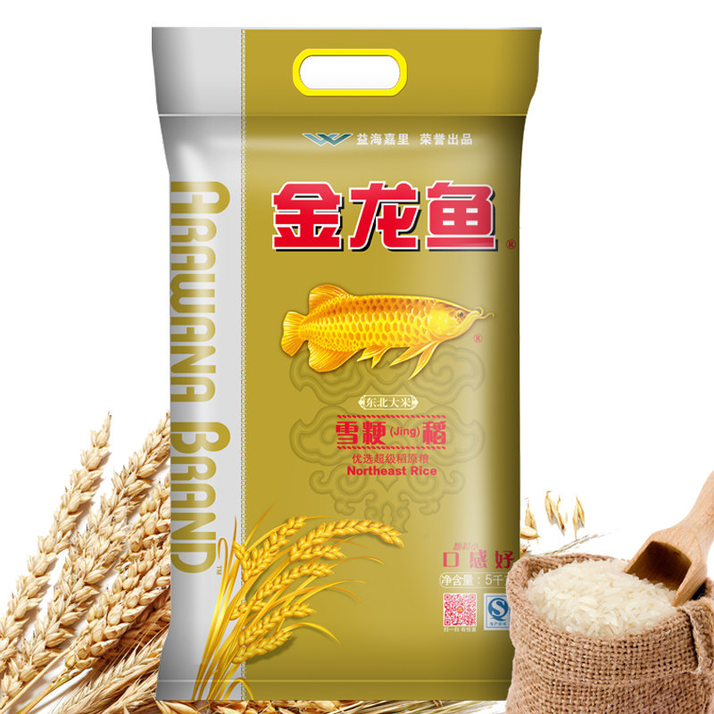 【天猫超市】 金龙鱼 雪粳稻5KG/袋阳光生态 新老包装随机发货