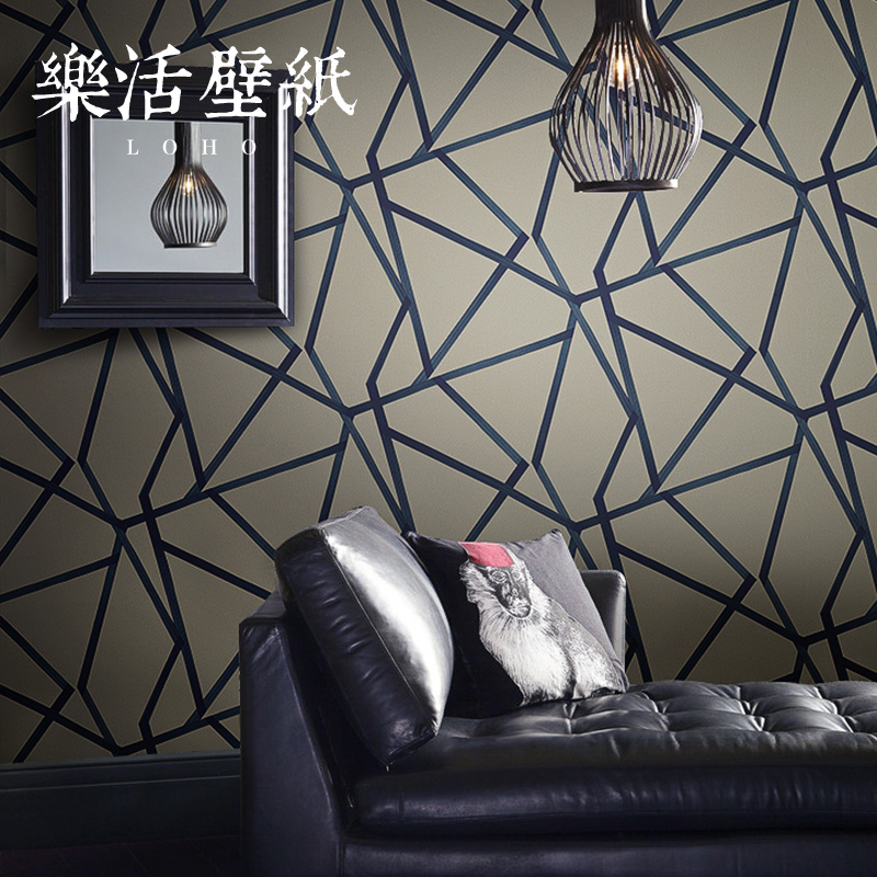 北欧风格墙纸简约现代几何抽象无纺布墙纸客厅卧室书房背景墙壁纸|ruв категории награду материалов, обои, нетканая ткань обои - от Buy2taobao.com для оказания профессиональной услуги покупки агента Taobao