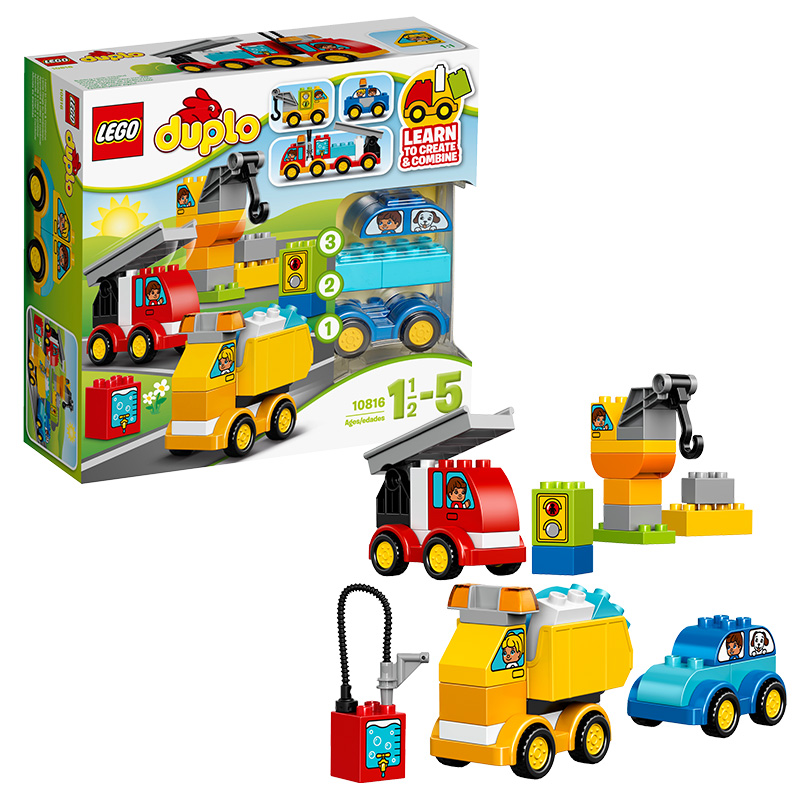 乐高得宝10816 我的第一组汽车与卡车套装LEGO DUPLO玩具积木益智