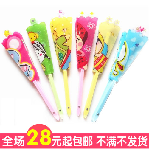 夏季必备 韩版小清新卡通扇子 迷你扇手摇扇塑料扇 学生暑假礼品